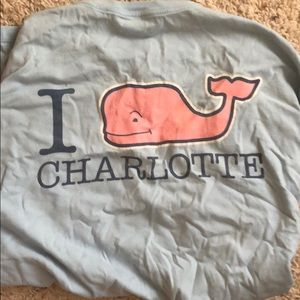Vineyard Vines Charlotte logo tee